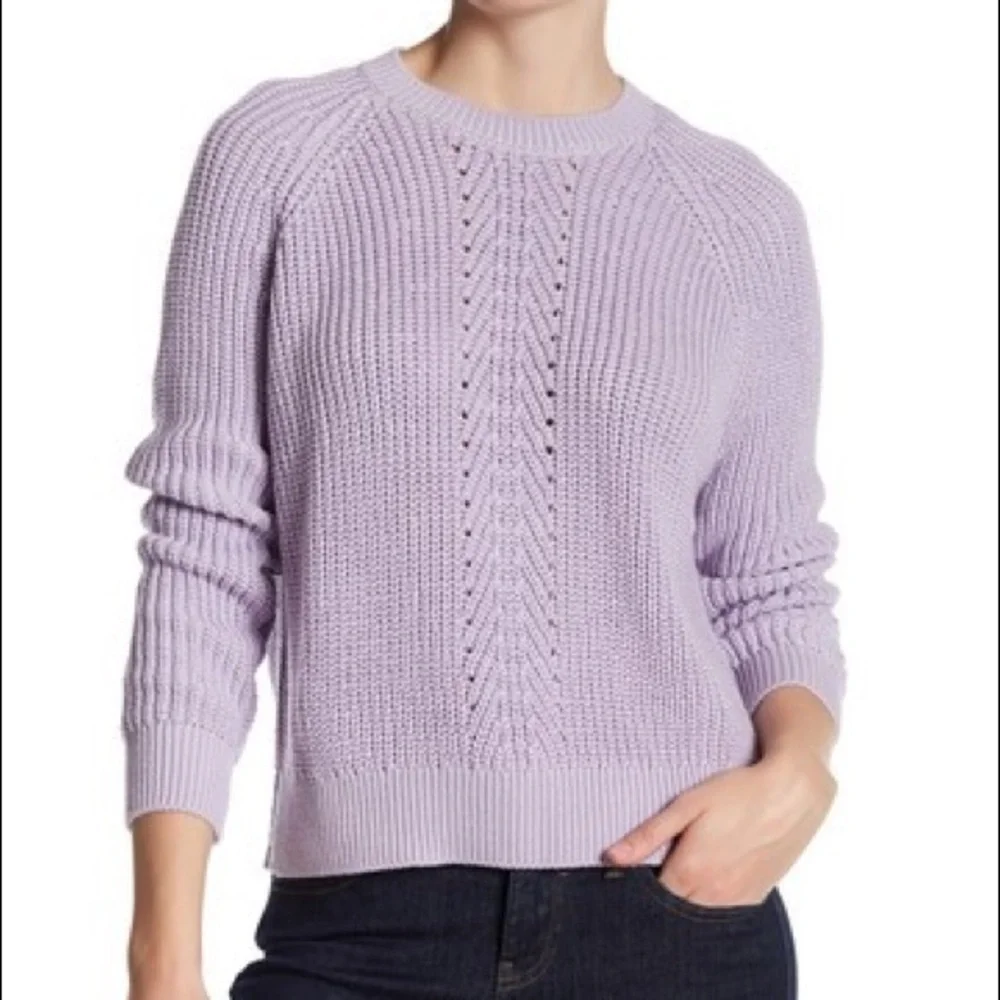 TOPSHOP Ribbed Chevron Boxy Sweater - Picture 2 of 7